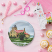 Mackinac Light and Bridge Papieren Bordje (Feest)