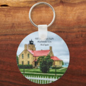 Mackinac Light and Bridge Sleutelhanger (Voorkant)