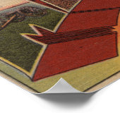 Mackinac, Michigan - Grote lettertjes Poster (Hoek)