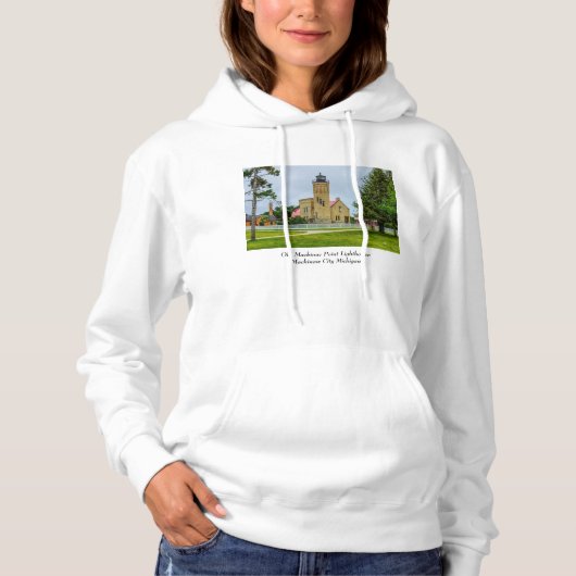 Mackinac Point Light Hoodie (Voorkant)