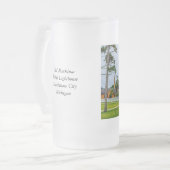 Mackinac Point Light Matglas Bierpul (Voorkant links)