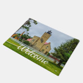 Mackinac Point Light Welcome Doormat Deurmat (Schuin)