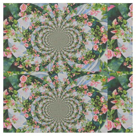 Mackinac roos mandala stof (Close Up)