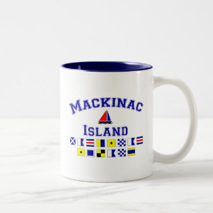Mackinac Tweekleurige Koffiemok