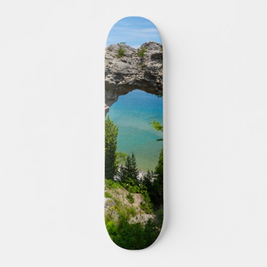 Mackinacs Arch Rock Persoonlijk Skateboard (Voorkant)