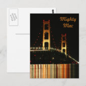 Mackinaw Bridge Briefkaart (Voorkant / Achterkant)