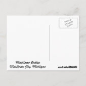 Mackinaw Bridge Briefkaart (Achterkant)