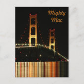 Mackinaw Bridge Briefkaart (Voorkant)