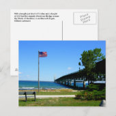 Mackinaw Bridge Briefkaart (Voorkant / Achterkant)