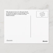Mackinaw Bridge Briefkaart (Achterkant)