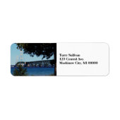 Mackinaw Bridge Etiket (Voorkant)