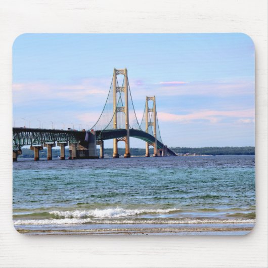 Mackinaw Bridge Mousepad Muismat (Voorkant)