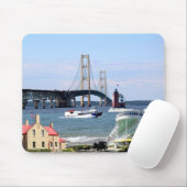 Mackinaw Bridge Mousepad Muismat (Met muis)