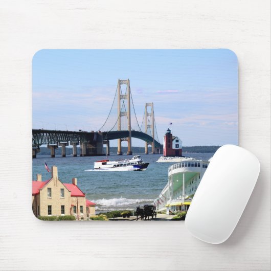 Mackinaw Bridge Mousepad Muismat (Met muis)