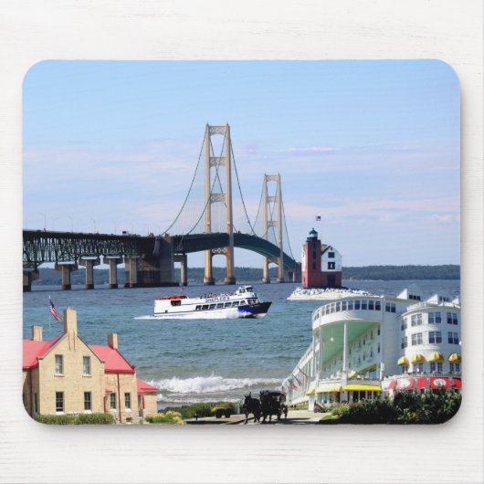 Mackinaw Bridge Mousepad Muismat (Voorkant)