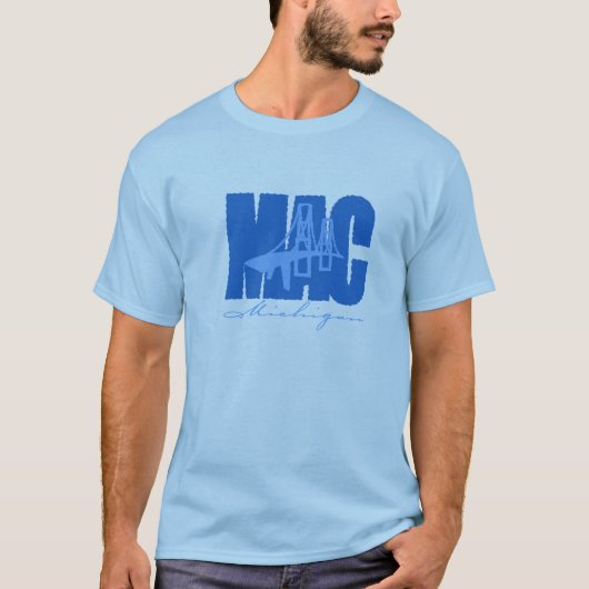 Mackinaw Bridge T-Shirt (Voorkant)