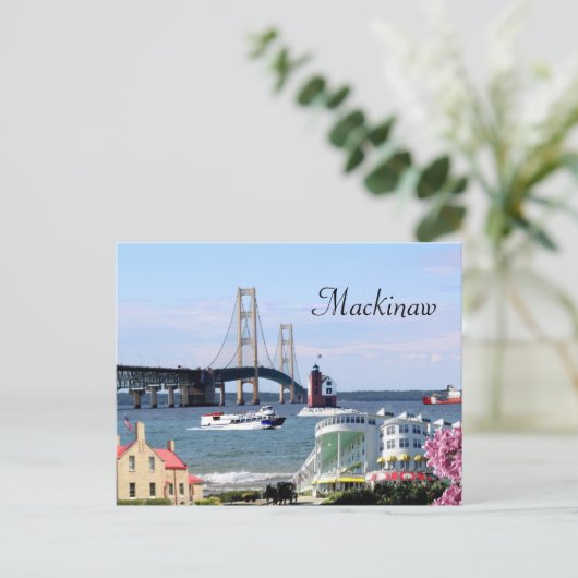 Mackinaw Briefkaart (Staand voorkant)