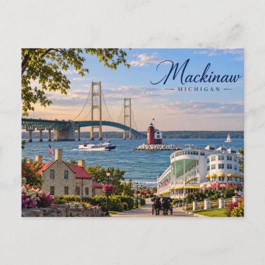 Mackinaw Briefkaart (Voorkant)