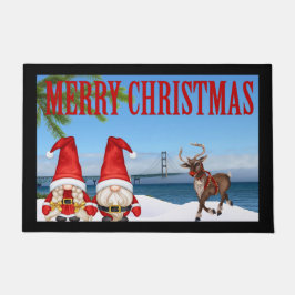 Mackinaw-brug Kerstmat Deurmat