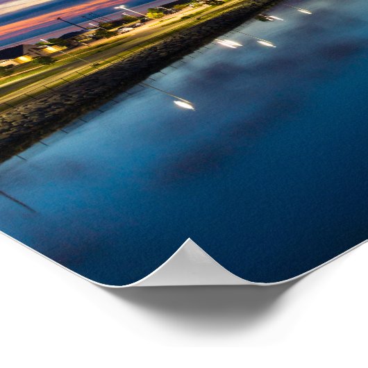 Mackinaw City Dawn Poster (Hoek)