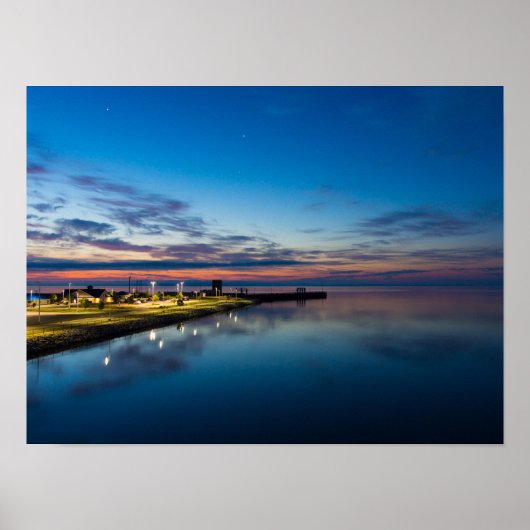 Mackinaw City Dawn Poster (Voorkant)