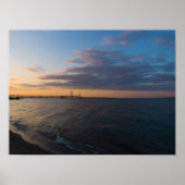Mackinaw City Dusk Poster (Voorkant)