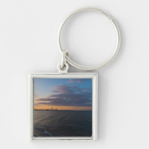 Mackinaw City Dusk Sleutelhanger