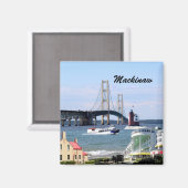 Mackinaw City Magnet (Voorkant / Achterkant)