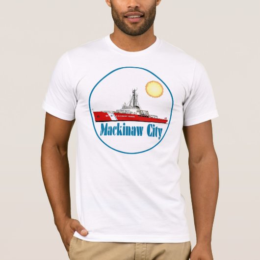 Mackinaw City Michigan T-shirt (Voorkant)
