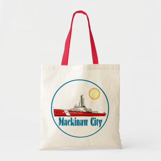 Mackinaw City Michigan Tote Bag (Voorkant)