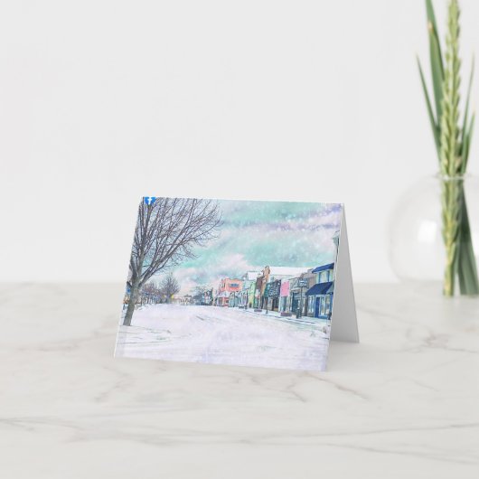 Mackinaw CIty Notecard Bedankkaart (Voorkant)