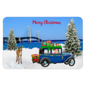 Mackinaw City Refkoelkast kerst Magnet Magneet (Horizontaal)