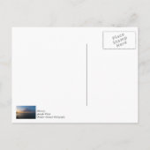 Mackinaw City Schemering Briefkaart (Achterkant)