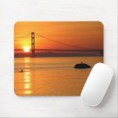 Mackinaw City Sunrise Mousepad Muismat (Met muis)