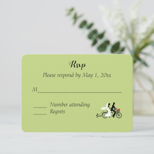 Mackinaw Island RSVP Response Kaart (Staand voorkant)