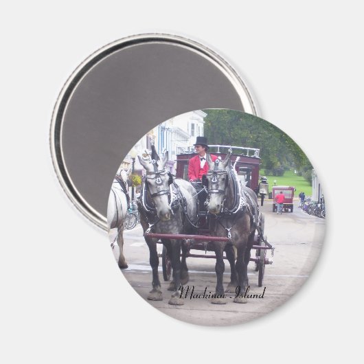 Mackinaw Island Series Magneet (Voorkant / Achterkant)