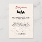 Mackinaw Island Transportation Enclosure Card Informatiekaartje (Voorkant)