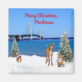 Mackinaw kerstmagneet magneet