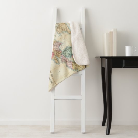 Mackinlay-kaart van de provincie Nova Scotia 2 Sherpa Deken (In situ)