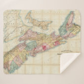 Mackinlay-kaart van de provincie Nova Scotia 2 Sherpa Deken (Voorkant (horizontaal))