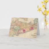 Mackinlay-kaart van de provincie Nova Scotia 3 Kaart (Gele Bloem)