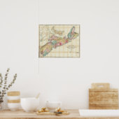 Mackinlay-kaart van de provincie Nova Scotia 3 Poster (Keuken)