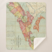 Mackinlay-kaart van de provincie Nova Scotia 4 Sherpa Deken (Voorkant)