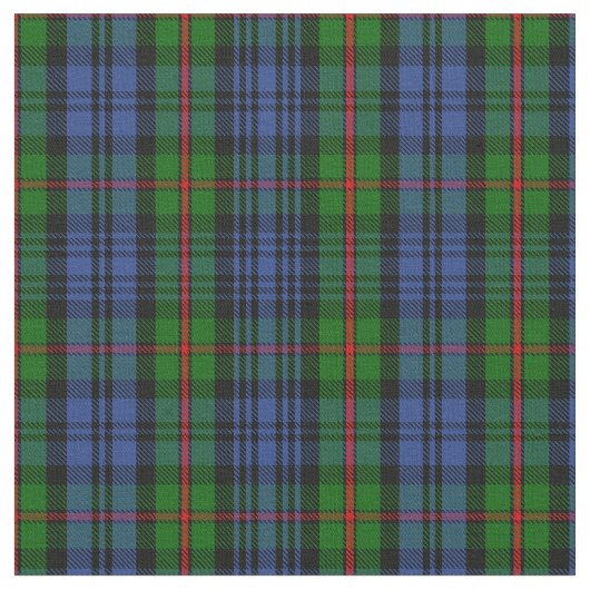 MacKinlay Tartan Afdrukken Stof (Close Up)