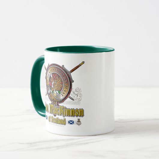 MacKinnon Clan Badge Mok (Voorkant links)