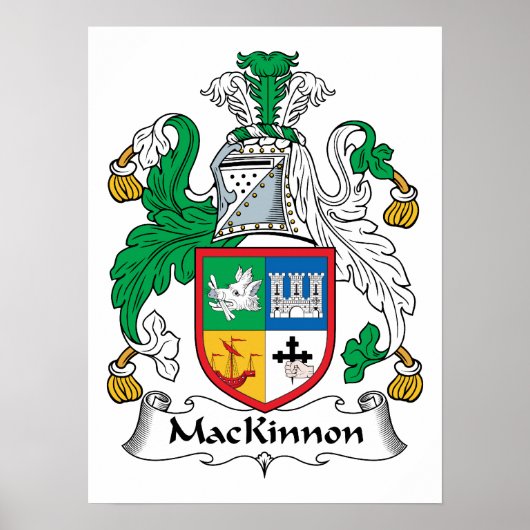 MacKinnon Family Crest Poster (Voorkant)