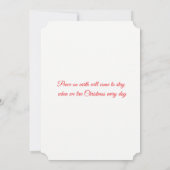 MacKinnon Hunting Scottish Tartan Christmas Feestdagenkaart (Achterkant)