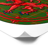 MacKinnon Hunting Tartan Scottish Pset Poster (Hoek)