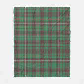 MacKinnon Jacht Oude Schotse Plaid Fleece Deken (Voorkant)