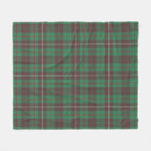 MacKinnon Jacht Oude Schotse Plaid Fleece Deken (Voorkant (Horizontaal))